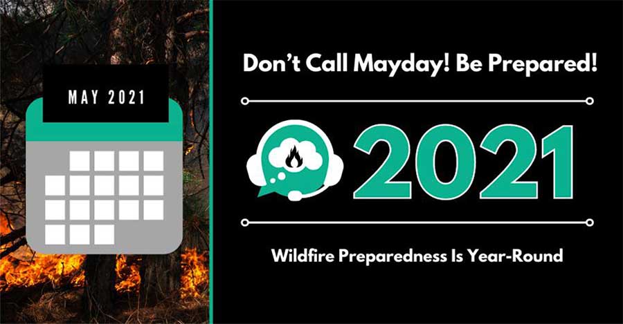 Wildfire preparation graphic
