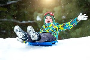 Winter fun in Santa Fe includes sledding at several popular locations.