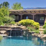 Home with pool in Tesuque, New Mexico.