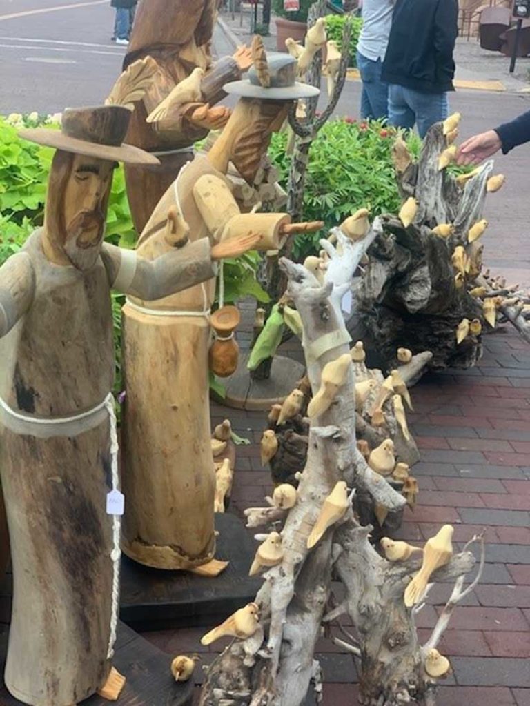Wooden sculptures