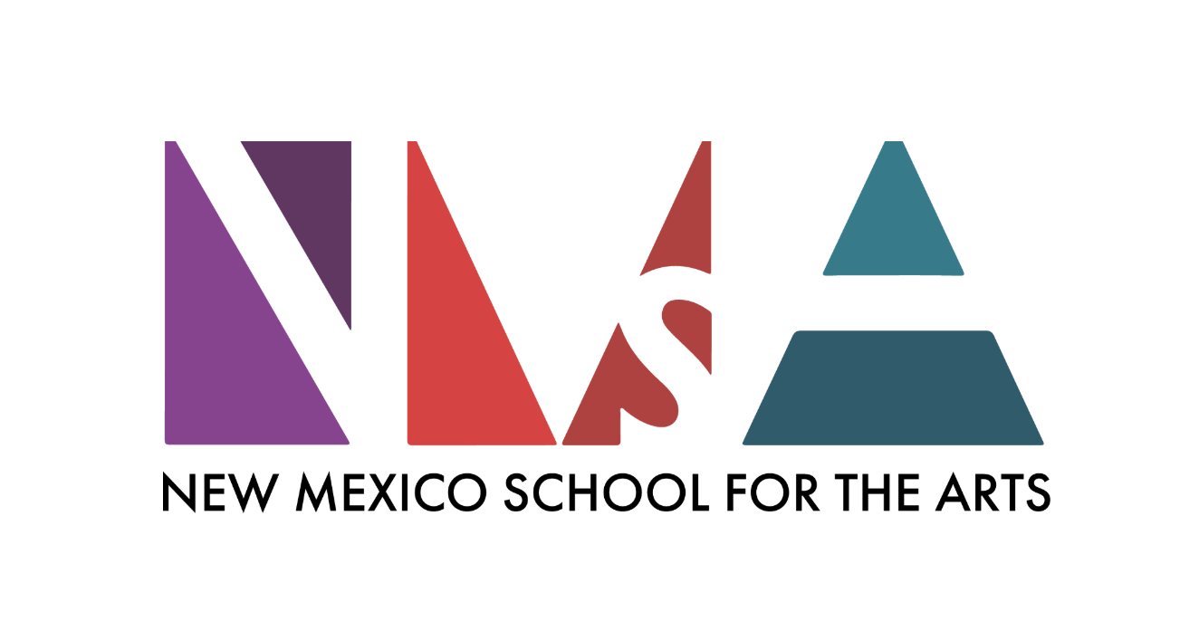 NMSA New Mexico School for the Arts logo horizontal.