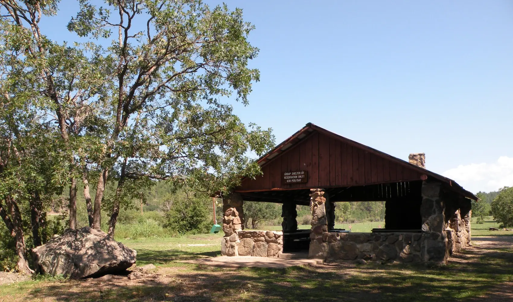 Shelter house in Coyote Creek State Park NM