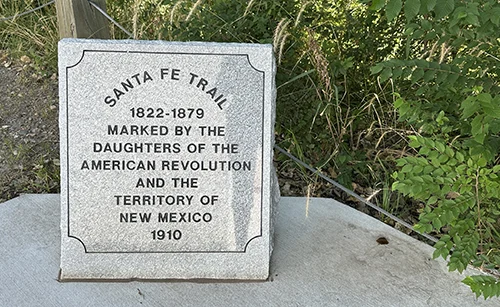 The famed Santa Fe Trail passed right through Las Vegas, New Mexico, making it an important stop on this crucial supply route.