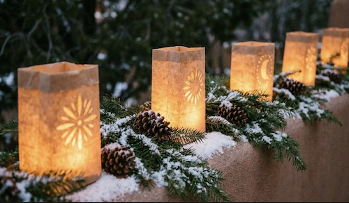 How to Make and Display Farolitos in Santa Fe
