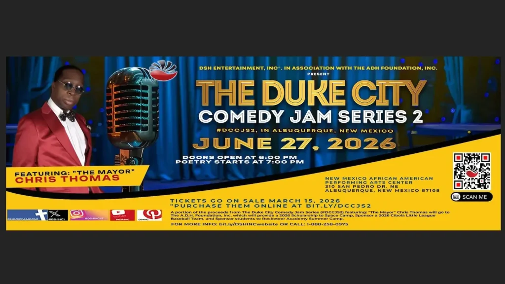 Duke City Comedy Jam Series 2 Featuring Chris Thomas “The Mayor”